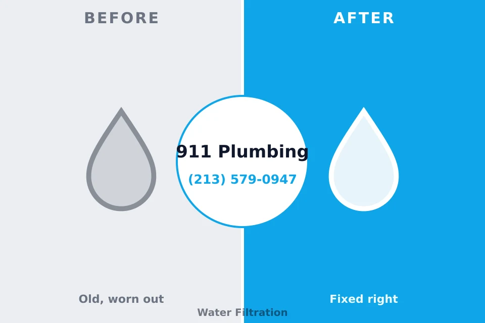 Before and after: plumbing repair Candlewood Lake, OH